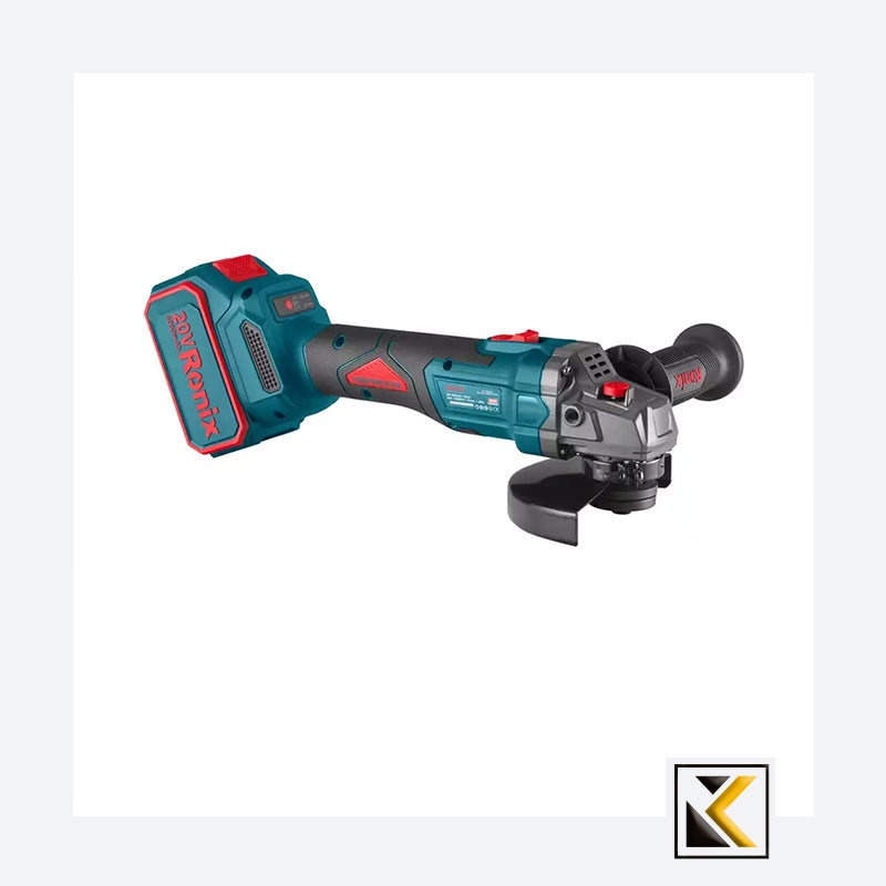 Borstelloze 20V accu mini haakse slijper 125m