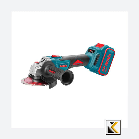 Borstelloze 20V accu mini haakse slijper 125m