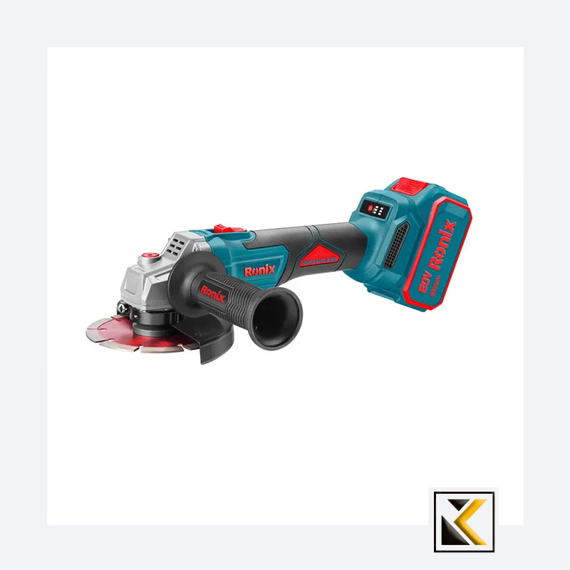 Borstelloze 20V accu mini haakse slijper 125m