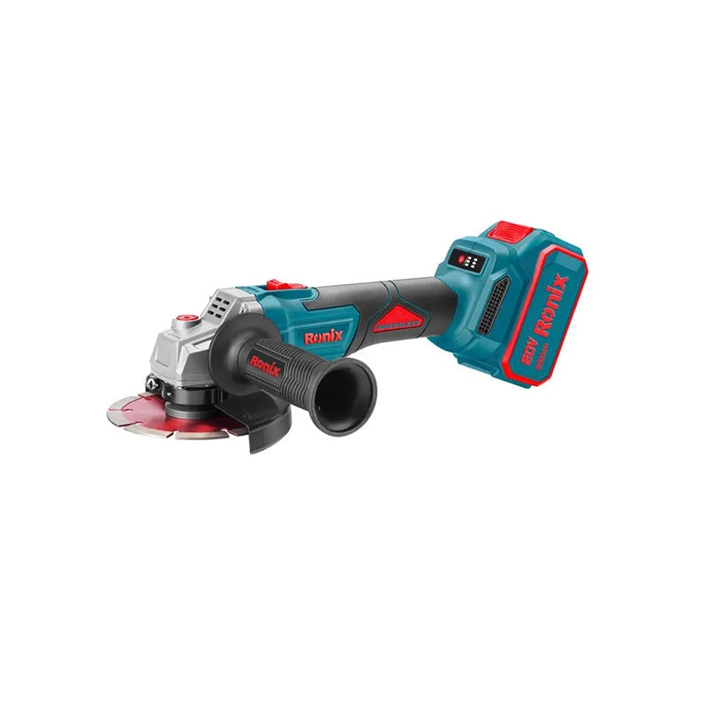 Borstelloze 20V accu mini haakse slijper 125m