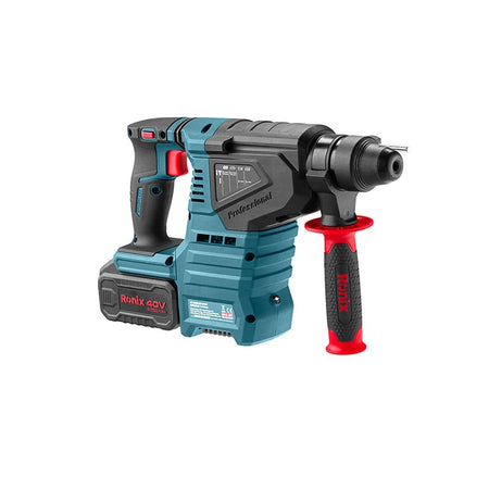Borstelloze 40V accu boorhamer 2,4 J – 28 mm