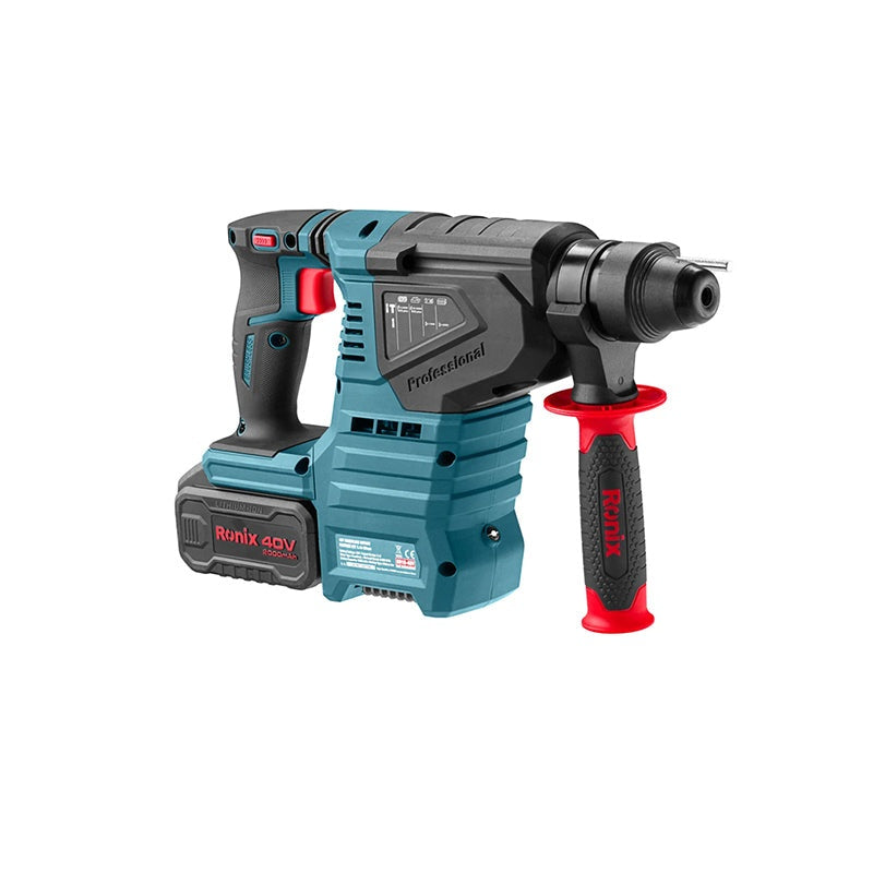 Borstelloze 40V accu boorhamer 2,4 J – 28 mm