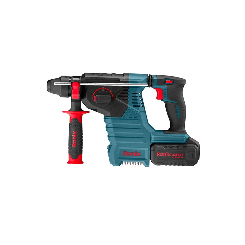 Borstelloze 40V accu boorhamer 2,4 J – 28 mm