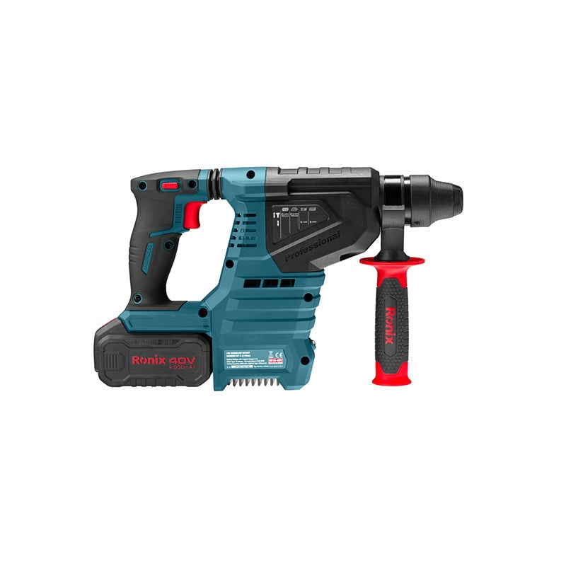 Borstelloze 40V accu boorhamer 2,4 J – 28 mm