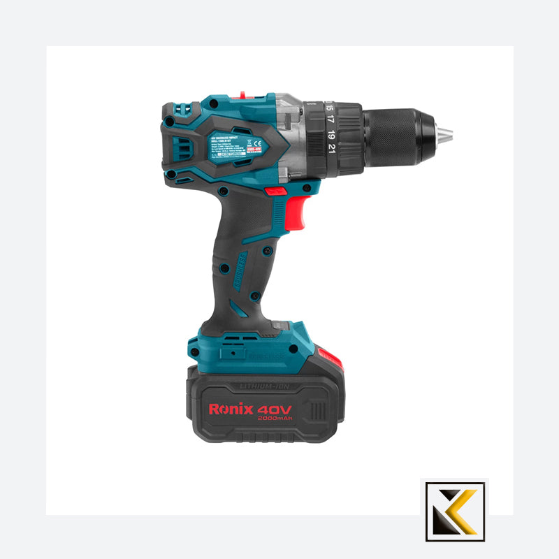 Borstelloze 40V accu klopboormachine 150 Nm