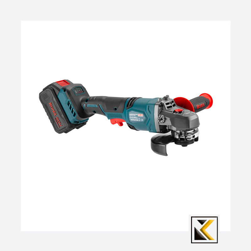 Borstelloze 40V accu mini haakse slijper 125mm