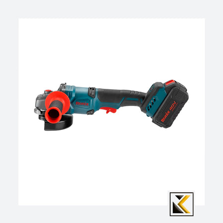 Borstelloze 40V accu  mini haakse slijper 125mm