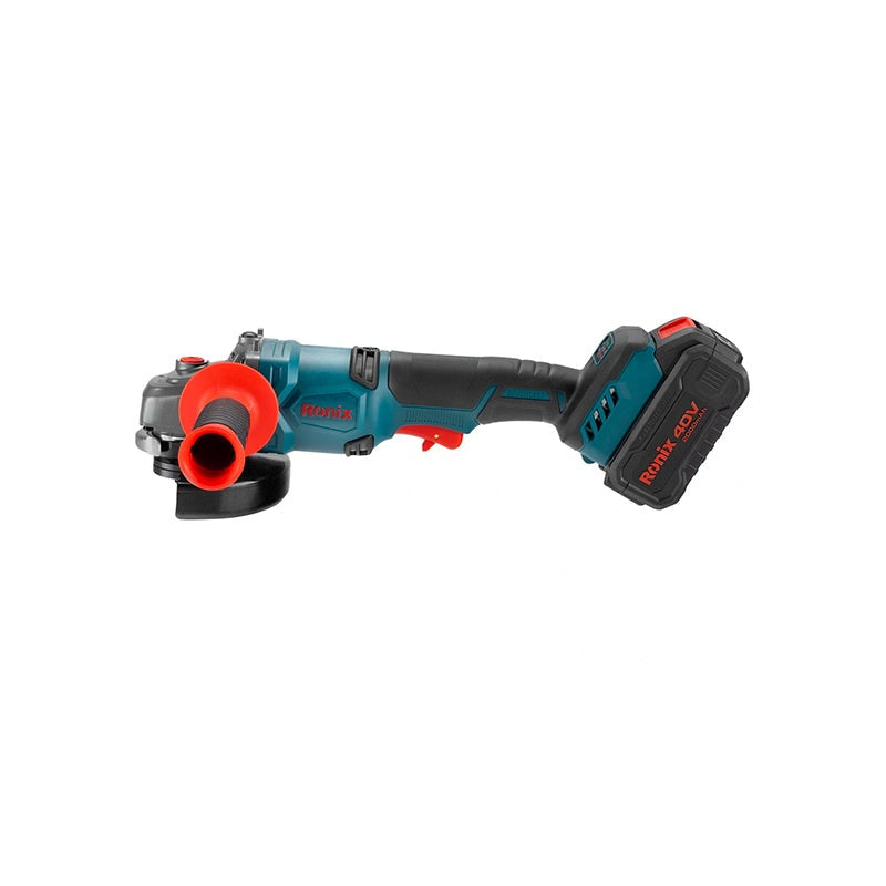 Borstelloze 40V accu mini haakse slijper 125mm