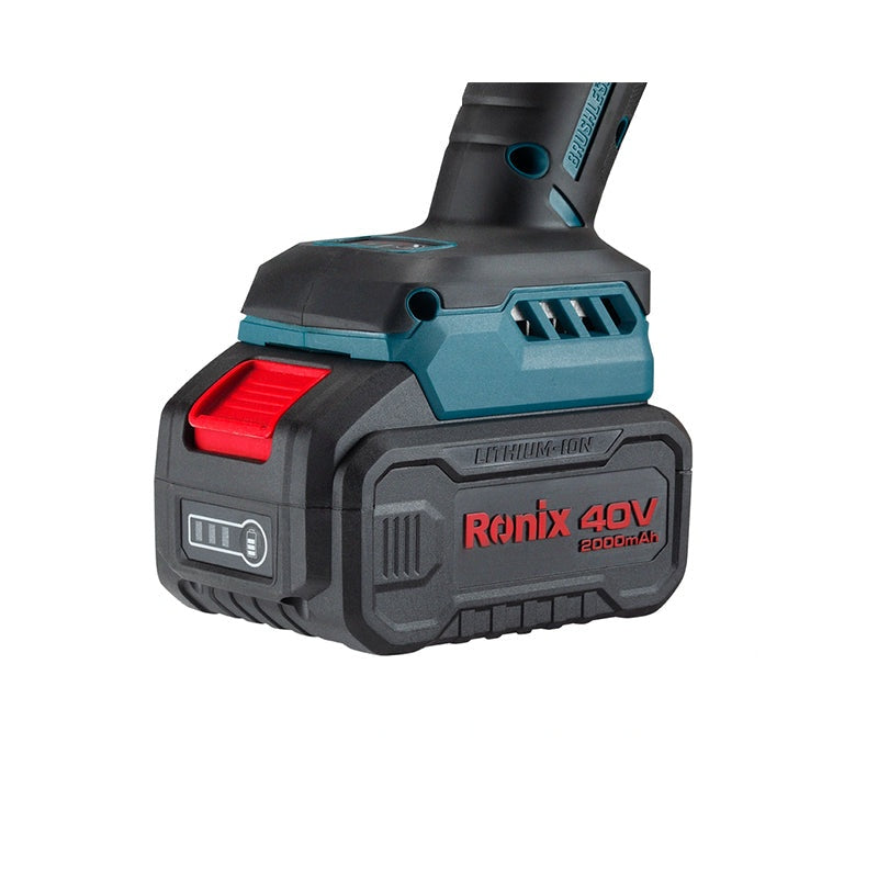 Borstelloze 40V accu mini haakse slijper 125mm