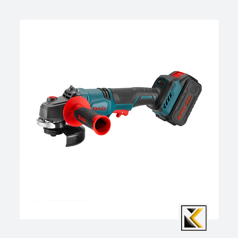 Borstelloze 40V accu  mini haakse slijper 125mm