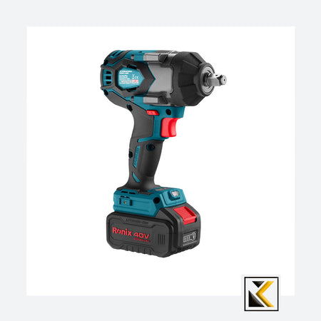 Borstelloze 40V accu  slagmoersleutel 1/2 inch 800N·m