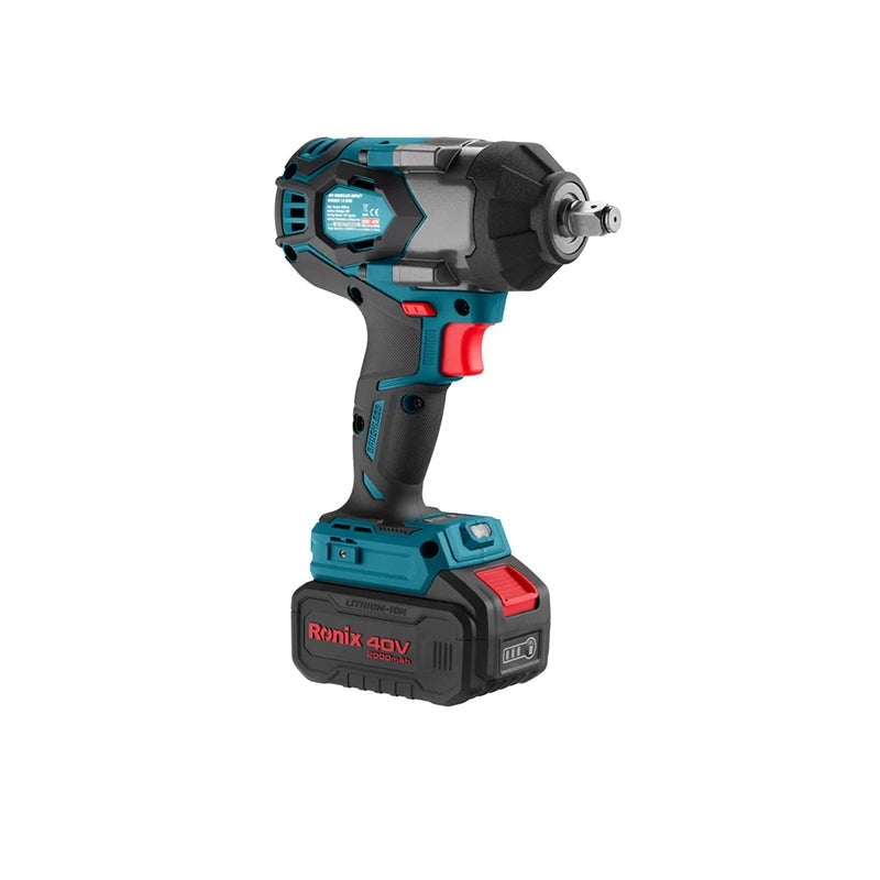 Borstelloze 40V accu slagmoersleutel 1/2 inch 800N·m