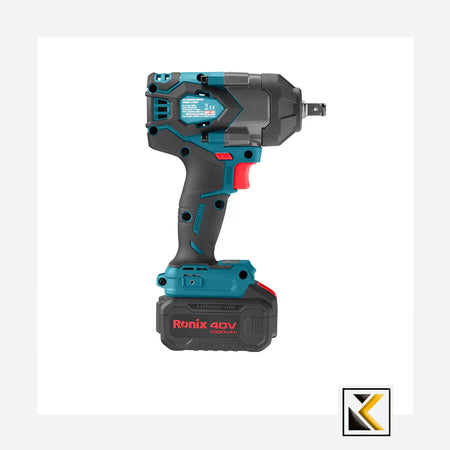 Borstelloze 40V accu  slagmoersleutel 1/2 inch 800N·m