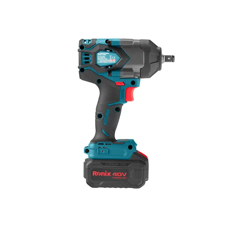 Borstelloze 40V accu slagmoersleutel 1/2 inch 800N·m