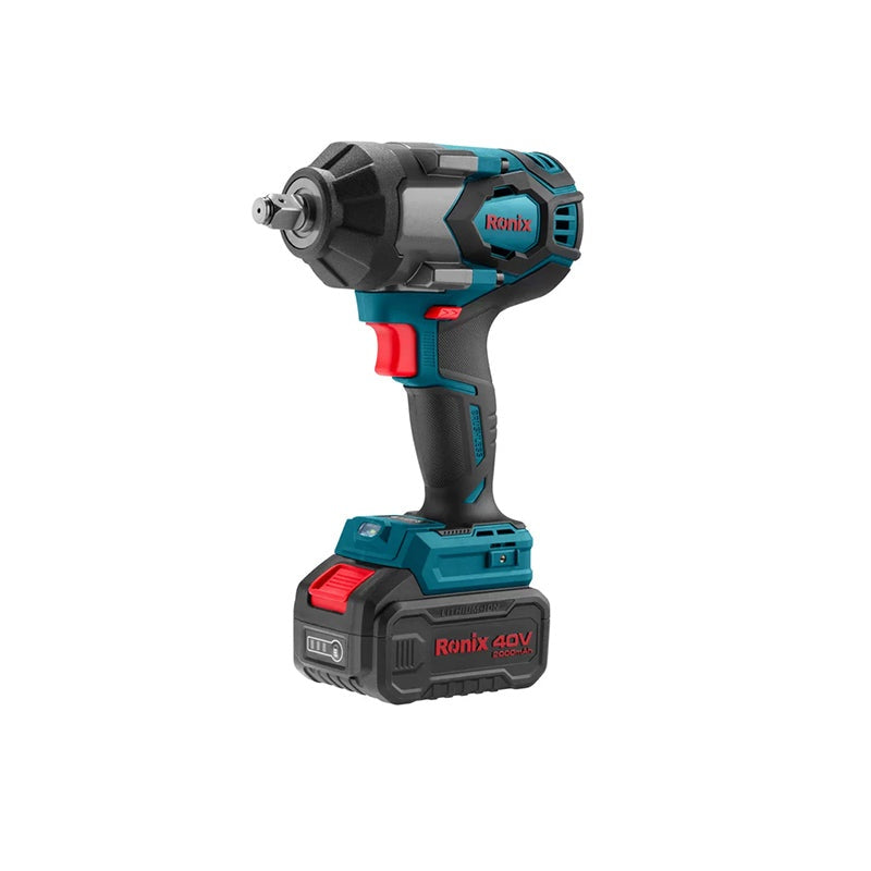 Borstelloze 40V accu slagmoersleutel 1/2 inch 800N·m
