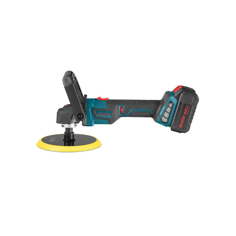 Borstelloze 40V accu polijstmachineset 180 mm