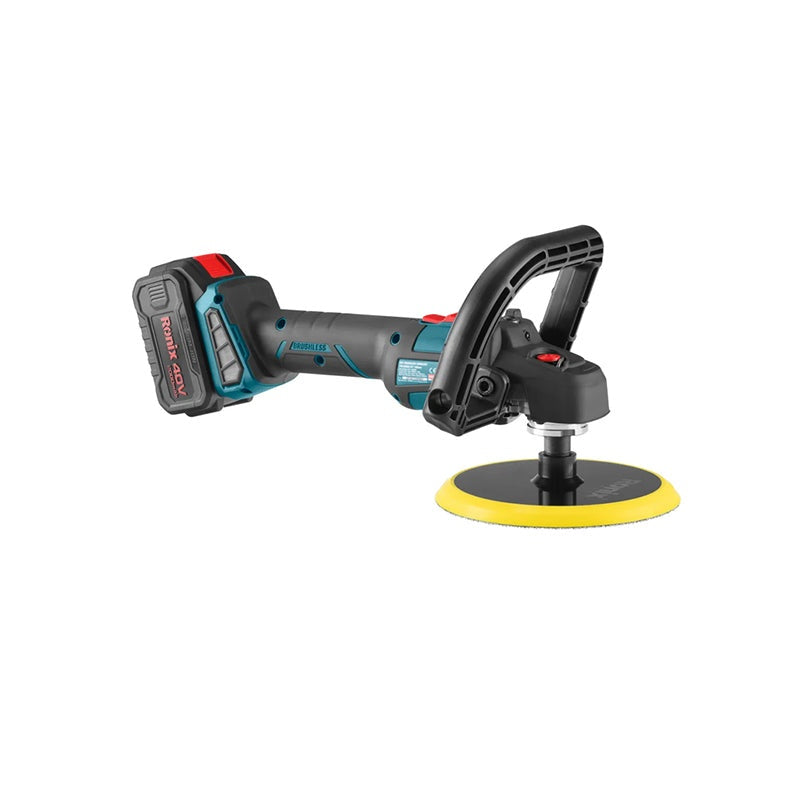 Borstelloze 40V accu polijstmachineset 180 mm