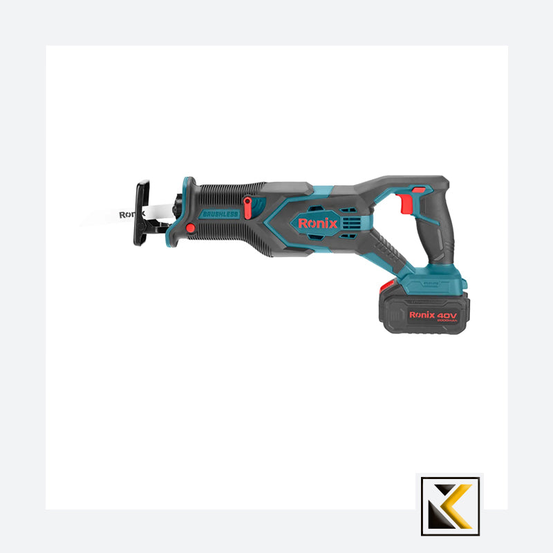 Borstelloze 40V accu reciprozaagset