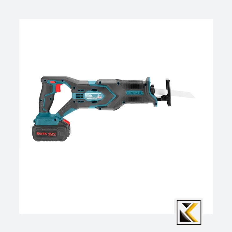 Borstelloze 40V accu reciprozaagset
