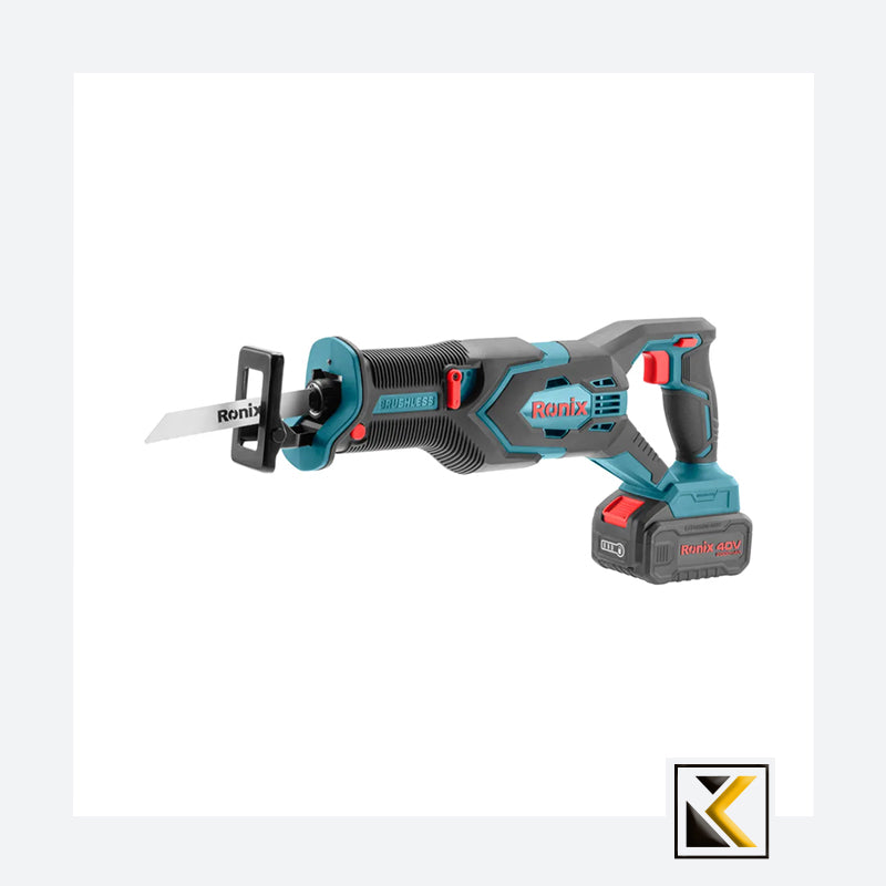 Borstelloze 40V accu reciprozaagset