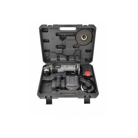 Borstelloze 18V accu haakse slijper 125mm met 1x5.0Ah accu Hoozar
