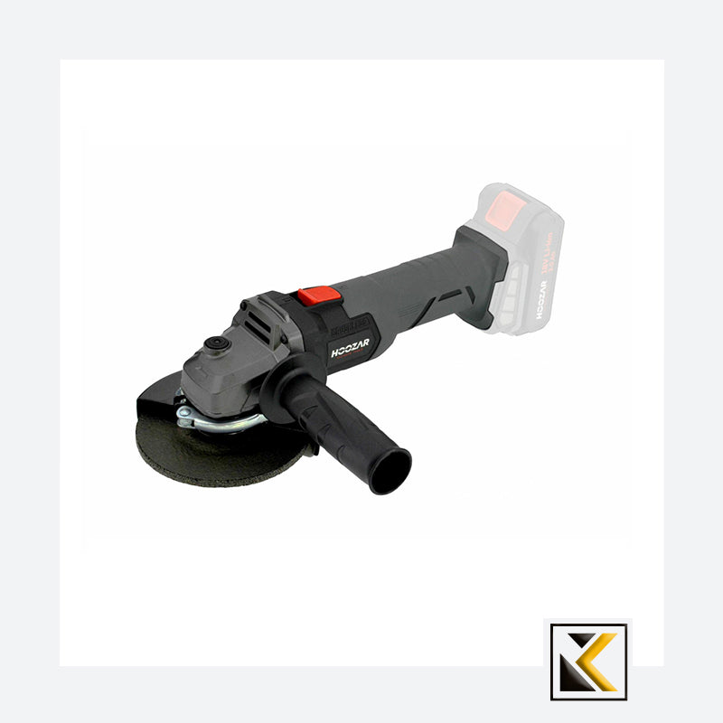 Borstelloze 18V accu haakse slijper 125mm Hoozar