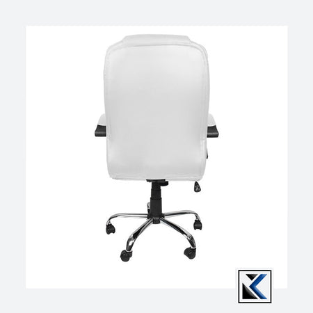 Malatec Bureaustoel 23240 - Wit - Eco-leer