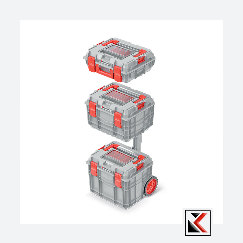 Kistenberg C Block Cool Grey 4C Alu mobiele toolbox set