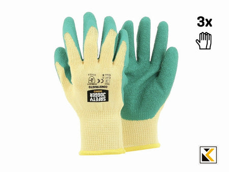 Constructo 3pack handschoen safety jogger black