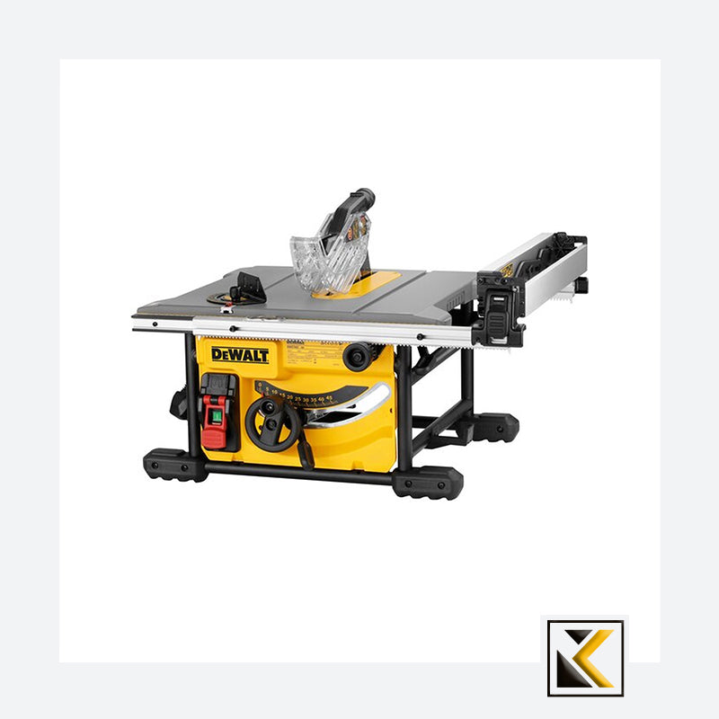 Dewalt 1850w tafelzaag DW7458 + verrijdbaar onderstel DE7400
