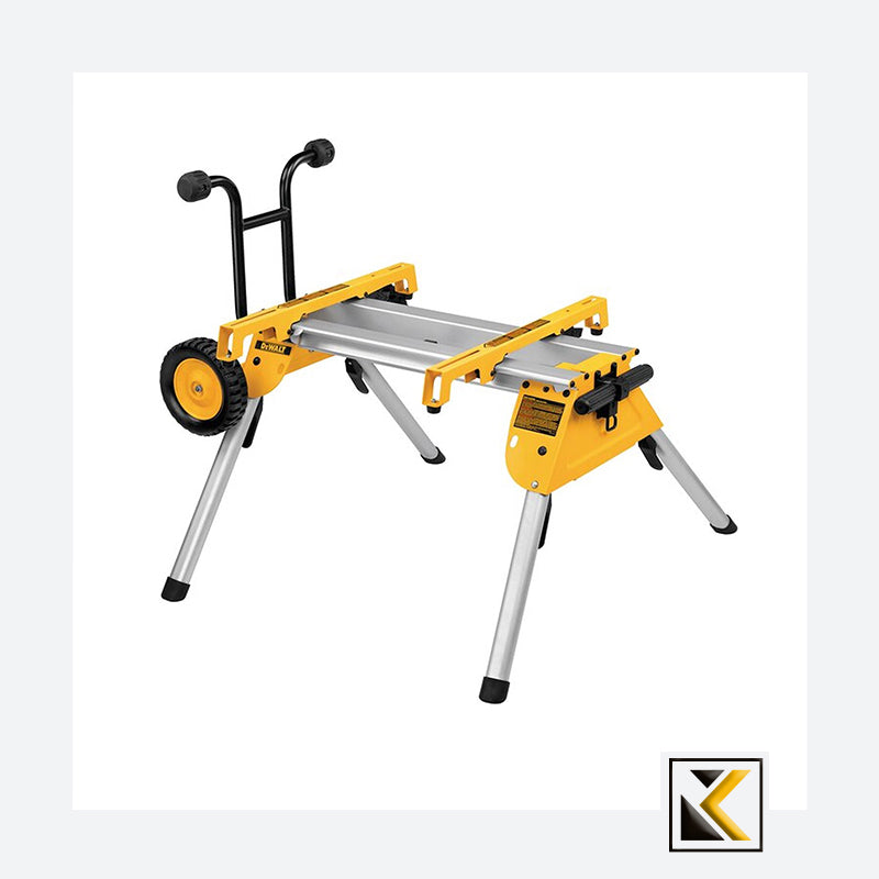 Dewalt 1850w tafelzaag DW7458 + verrijdbaar onderstel DE7400