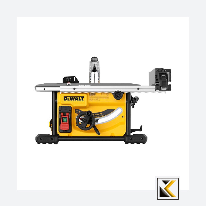 Dewalt 1850w tafelzaag DW7458 + verrijdbaar onderstel DE7400