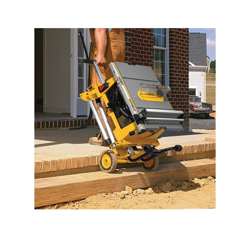Dewalt 1850w tafelzaag DW7458 + verrijdbaar onderstel DE7400