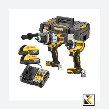 Dewalt Combo-Kit 18V DCK2200H2T (DCD1007 + DCF860) 2x5.0Ah powerstack accu
