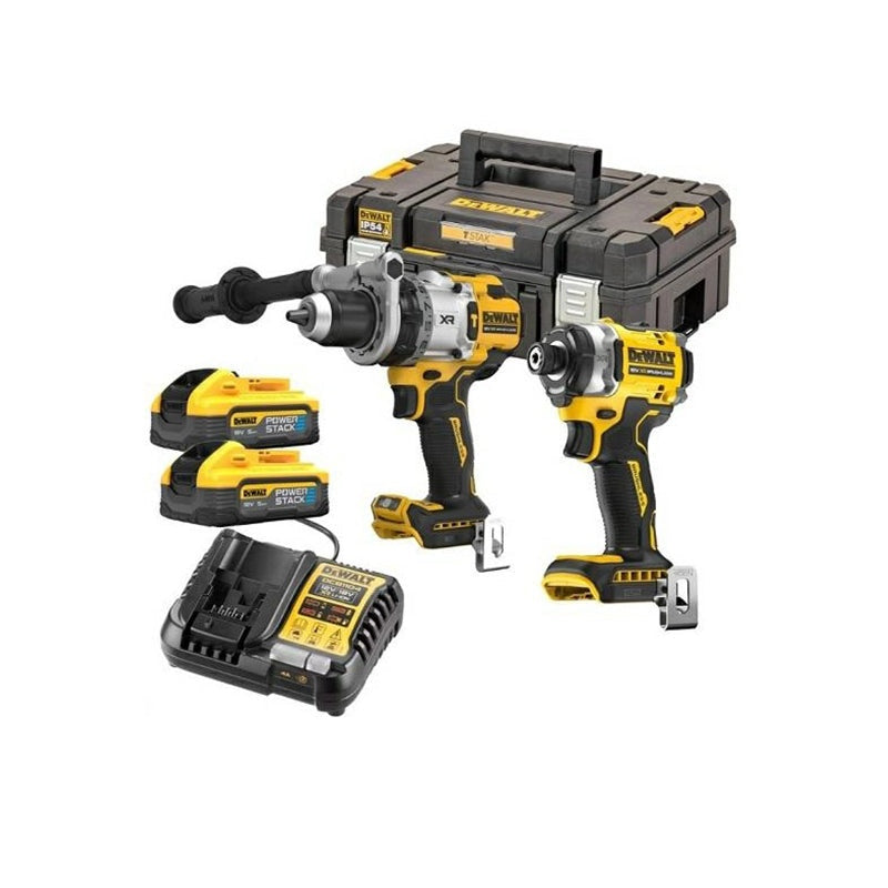 Dewalt Combo-Kit 18V DCK2200H2T (DCD1007 + DCF860) 2x5.0Ah powerstack accu