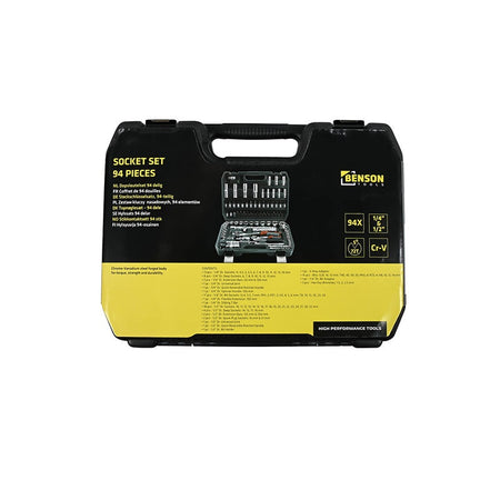 Dopsleutelset 94 dlg Benson