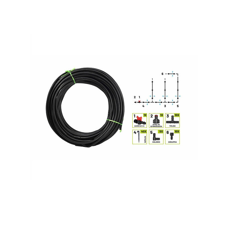 Druppelslang set 50mtr 67-dlg