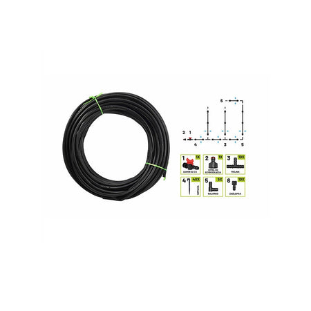 Druppelslang set 50mtr 67-dlg