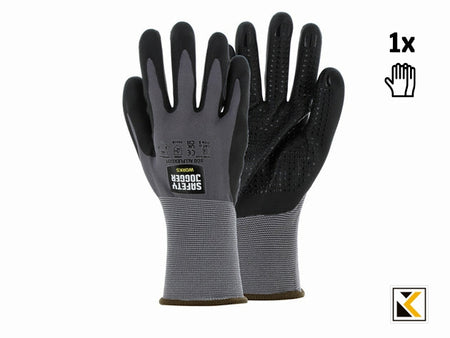 Eco allflexdot handschoen safety jogger black