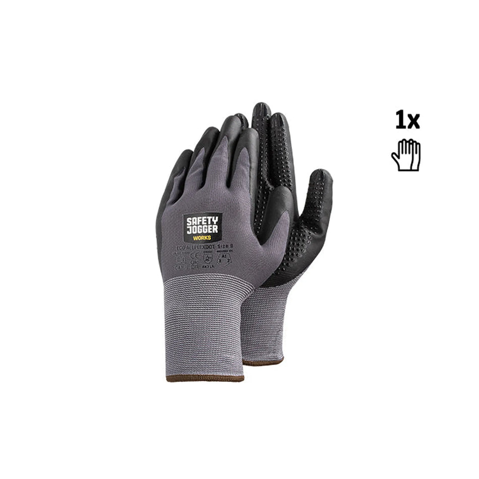 ECOFLEXDOT handschoenen Safety Jogger black