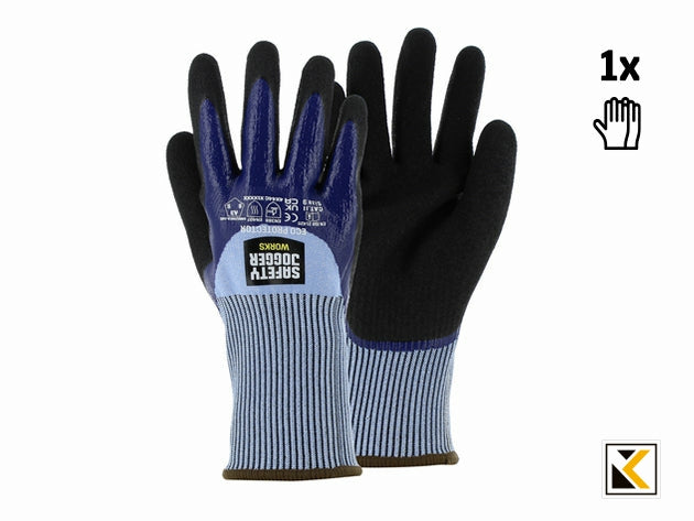 Eco protector handschoen safety jogger grey blue