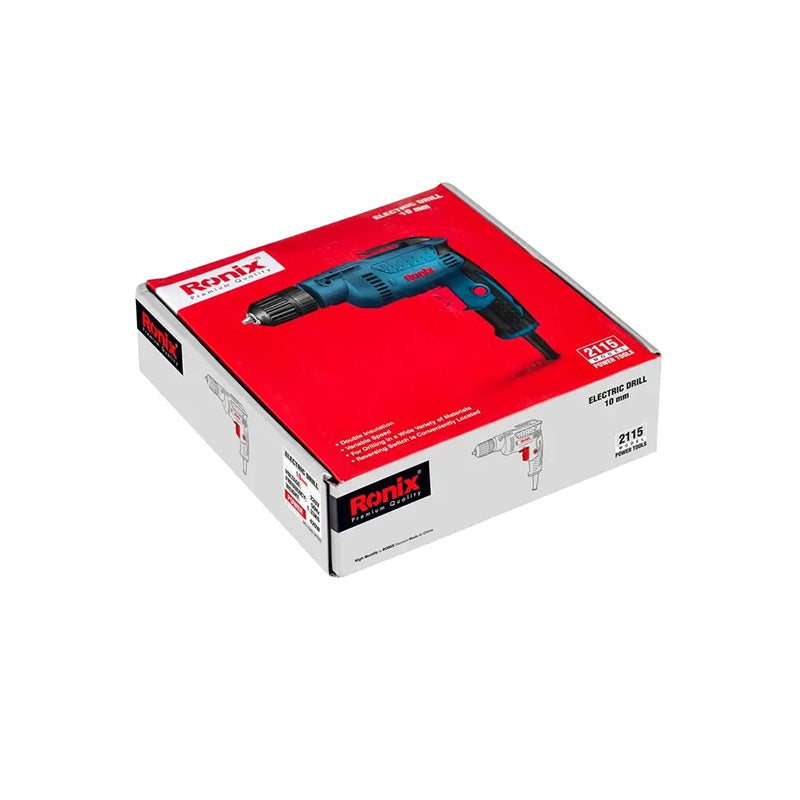 Elektrische boormachine snelspanboorkop 420 watt Ronix 2115