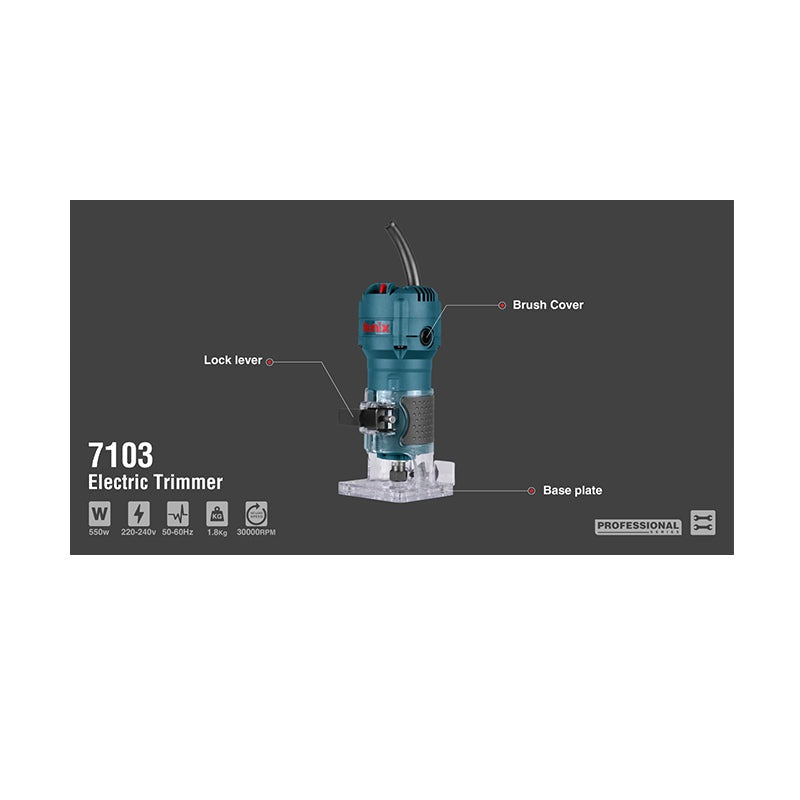 Elektrische bovenfrees 550W Ronix 7103