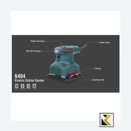 Elektrische schuurmachine 230W Ronix 6404