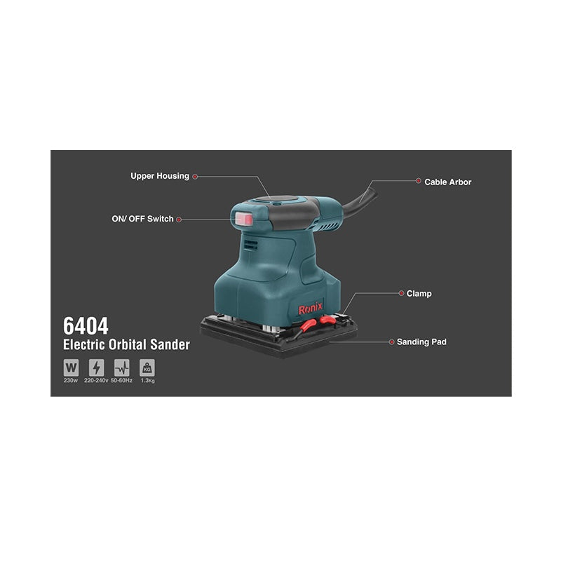Elektrische schuurmachine 230W Ronix 6404