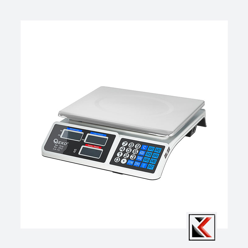 Elektronische LCD weegschaal tot 40 kg