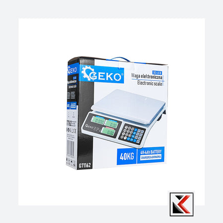 Elektronische LCD weegschaal tot 40 kg