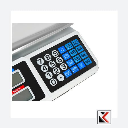 Elektronische LCD weegschaal tot 40 kg