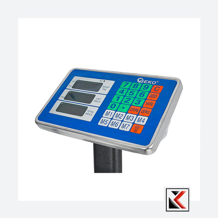 Elektronische platformweegschaal tot 150 kg