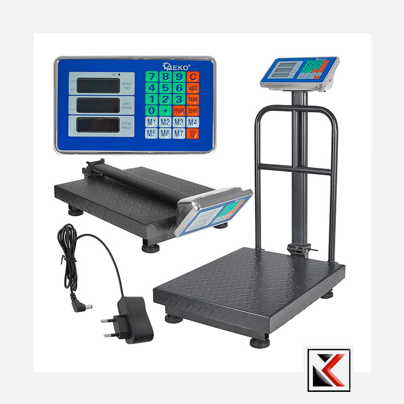 Elektronische platformweegschaal tot 300 kg